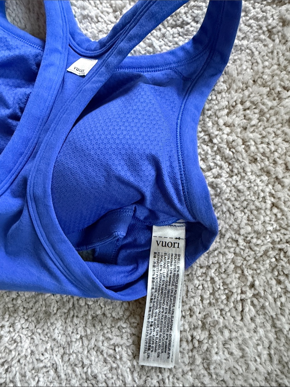 Vuori Elevation Racer Bra Women's - Picture 3 of 3